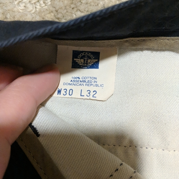 Dockers navy blue khakis - Picture 3 of 3